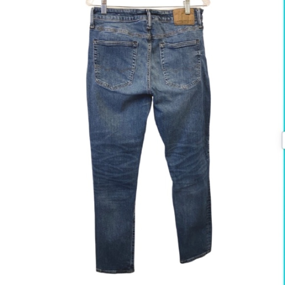 AMERICAN EAGLE 30 x 29.5  Next Level Airflex Jeans Slim Stretch Mens (32x32 Tag) - Picture 3 of 7